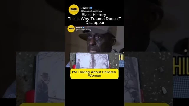 Black History This Is Why Trauma Doesn’T Disappear'' #blackhistory  #america #shorts #blackamerica