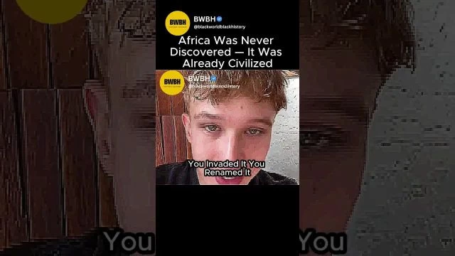 Black History: Africa Was Never Discovered'' #blackhistory  #america #shorts #america #blackamerica